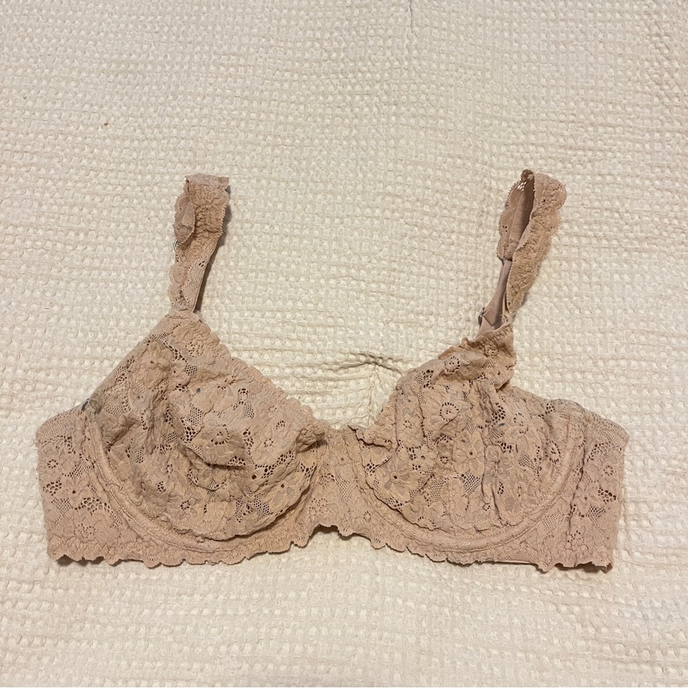 Aerie Lined Lace “Happy” Bralette - 36D